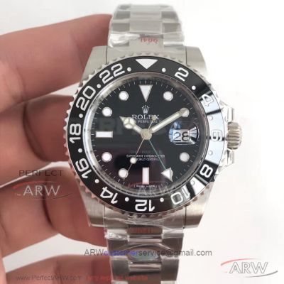 Noob V9 904L Rolex GMT-Master II 116710LN Price - Black Dial Oyster Steel 40 MM 3186 Automatic Watch